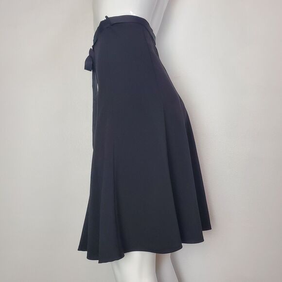 Vintage 90s Tracy Evans Limited Black Gored Skirt - Picture 1 of 7